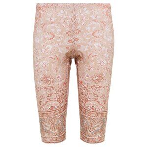 NWT Acne Studios Floral Printed biker shorts in Beige/Pink Size XS